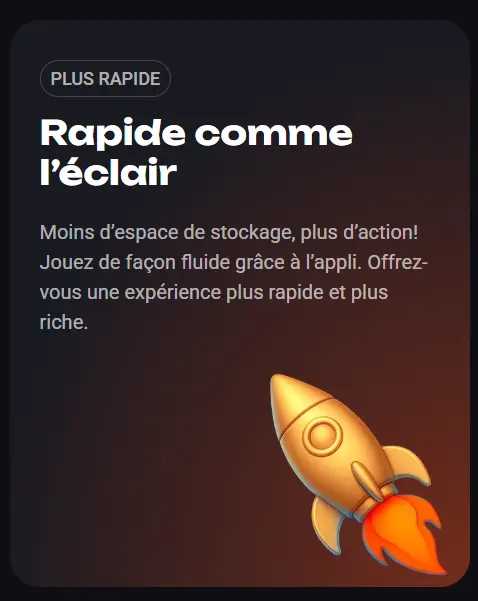 À propos de la vitesse de la Amon Bet app